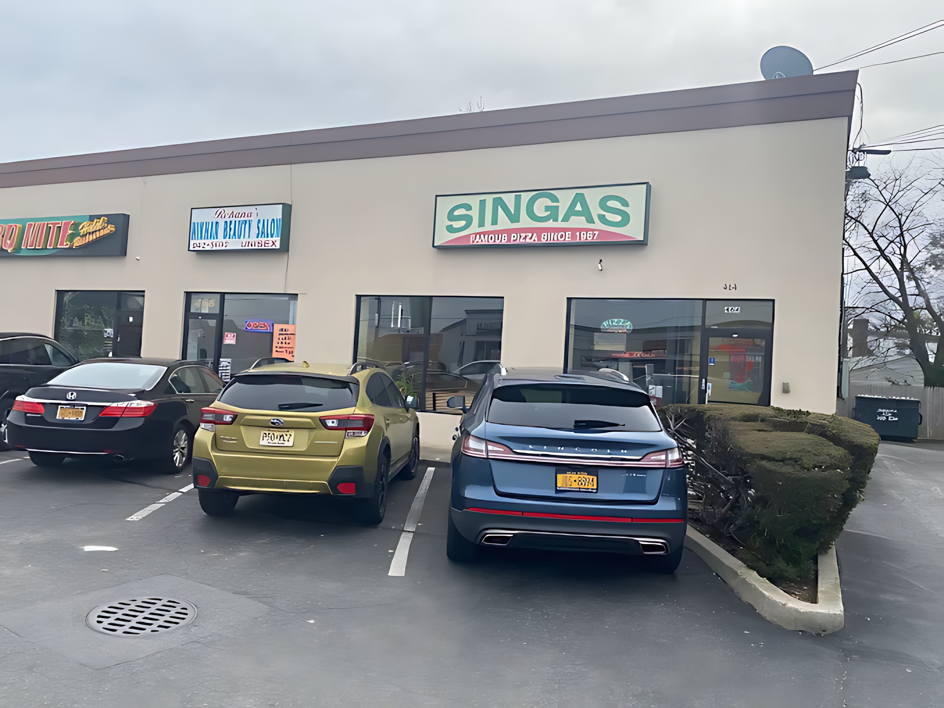 We are located in Hicksville