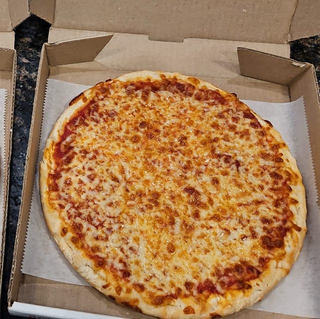 14” 1-Topping Pizza.