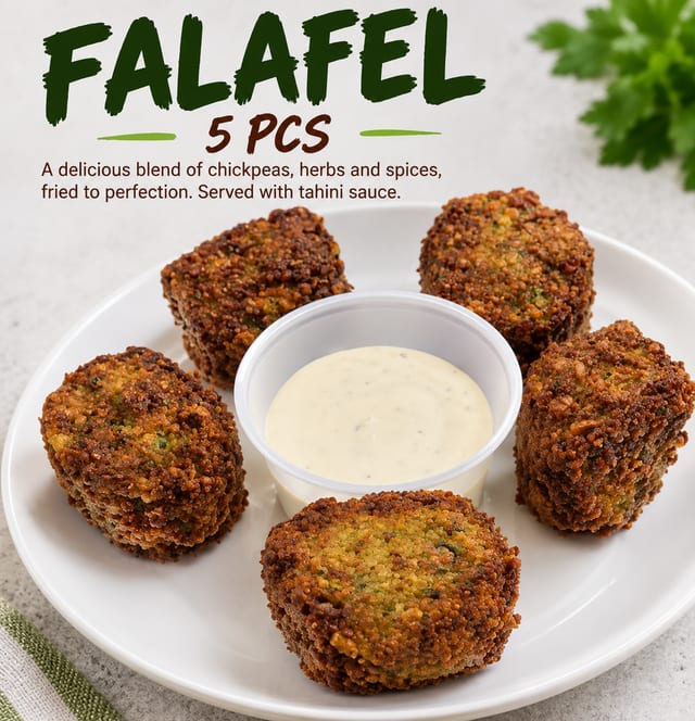Falafel 5pcs.