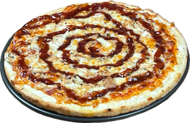 BBQ Chicken Pizza.