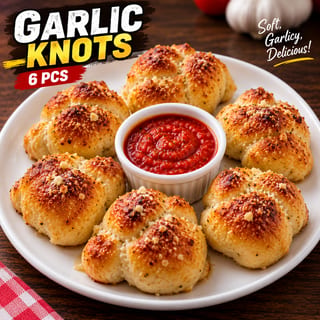Garlic Knots - 6 Pcs
