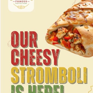 Cheese Stromboli 10"