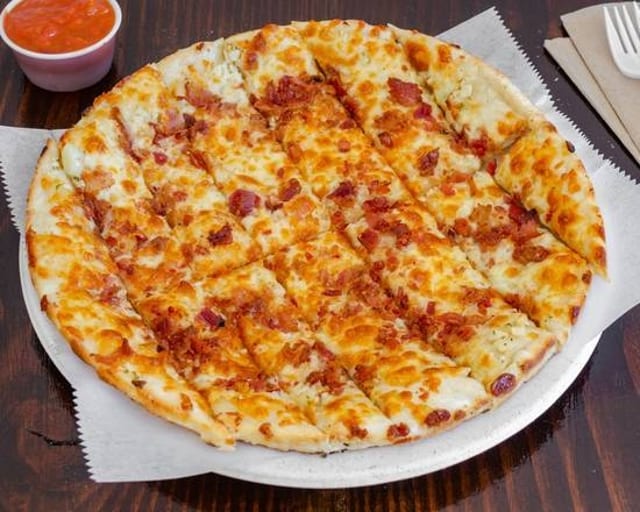 Cheesy Jalapeno Bacon Garlic Bread.