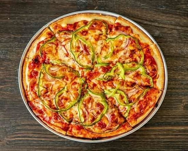 Green Pepper Pizza.