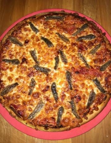 Anchovy Pizza.