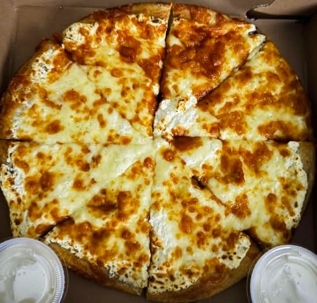 10” White Pizza.