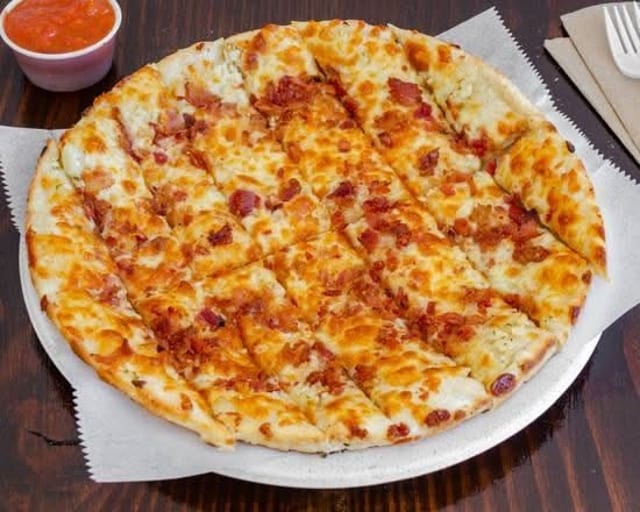 Cheesy Jalapeno Bacon Garlic Bread.