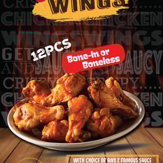 12 Chicken Wings