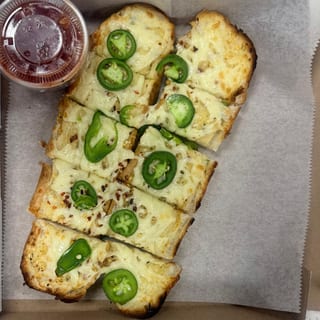 Garlic Bread W. Jalapeno & Cheese