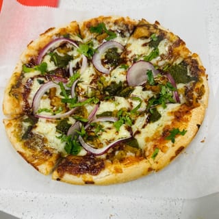 Veg Samosa Pizza