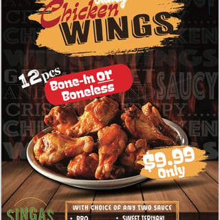 12 Chicken Wings