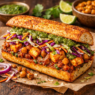 Desi Veggie Sandwich