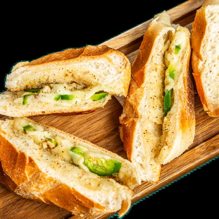 Savor our garlic bread