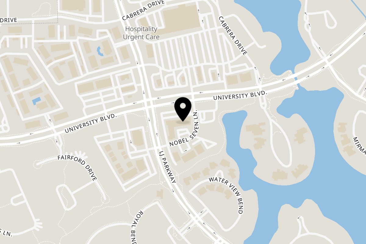Map showing the location of Singas Famous Pizza Sugar Land on 18802 University Blvd Ste 140 in Sugar Land