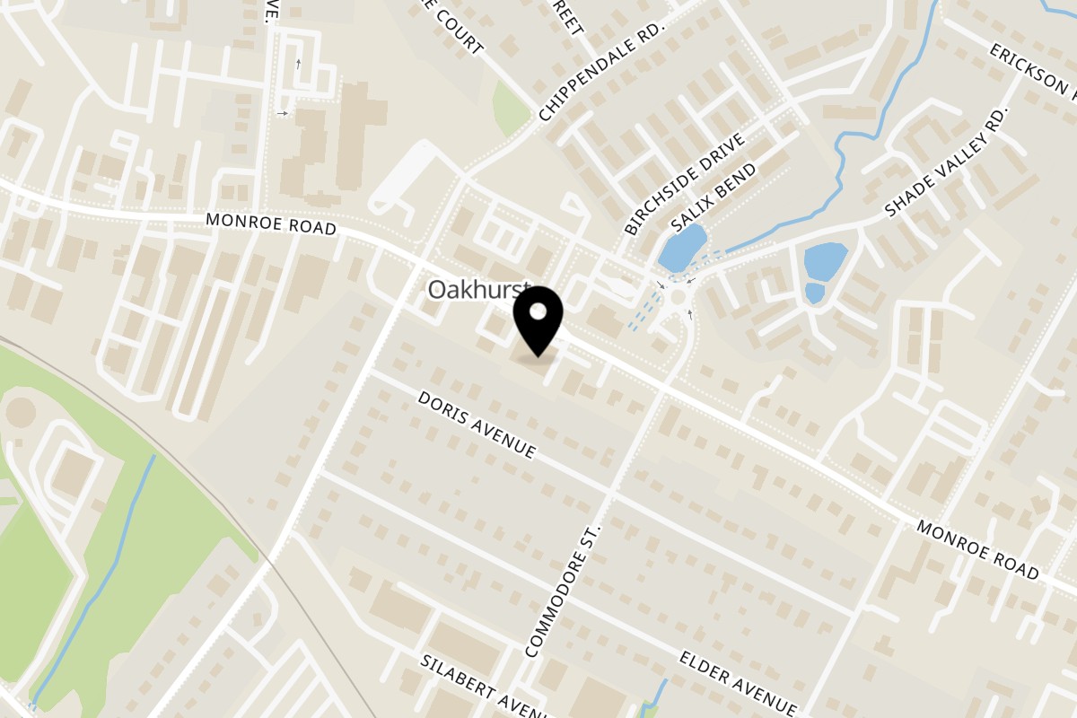 Map showing the location of Singas Famous Pizza Charlotte on 4732 Monroe Rd #120 in Charlotte