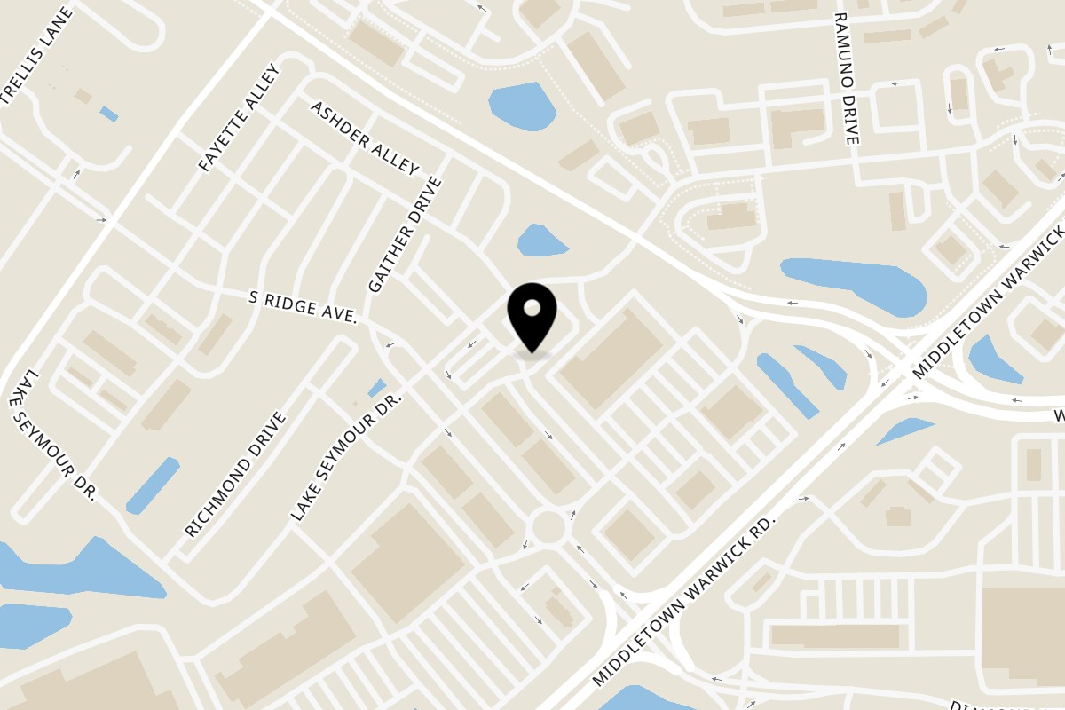 Map showing the location of Singas Famous Pizza Middletown on 1901 Lake Seymour Dr in Middletown