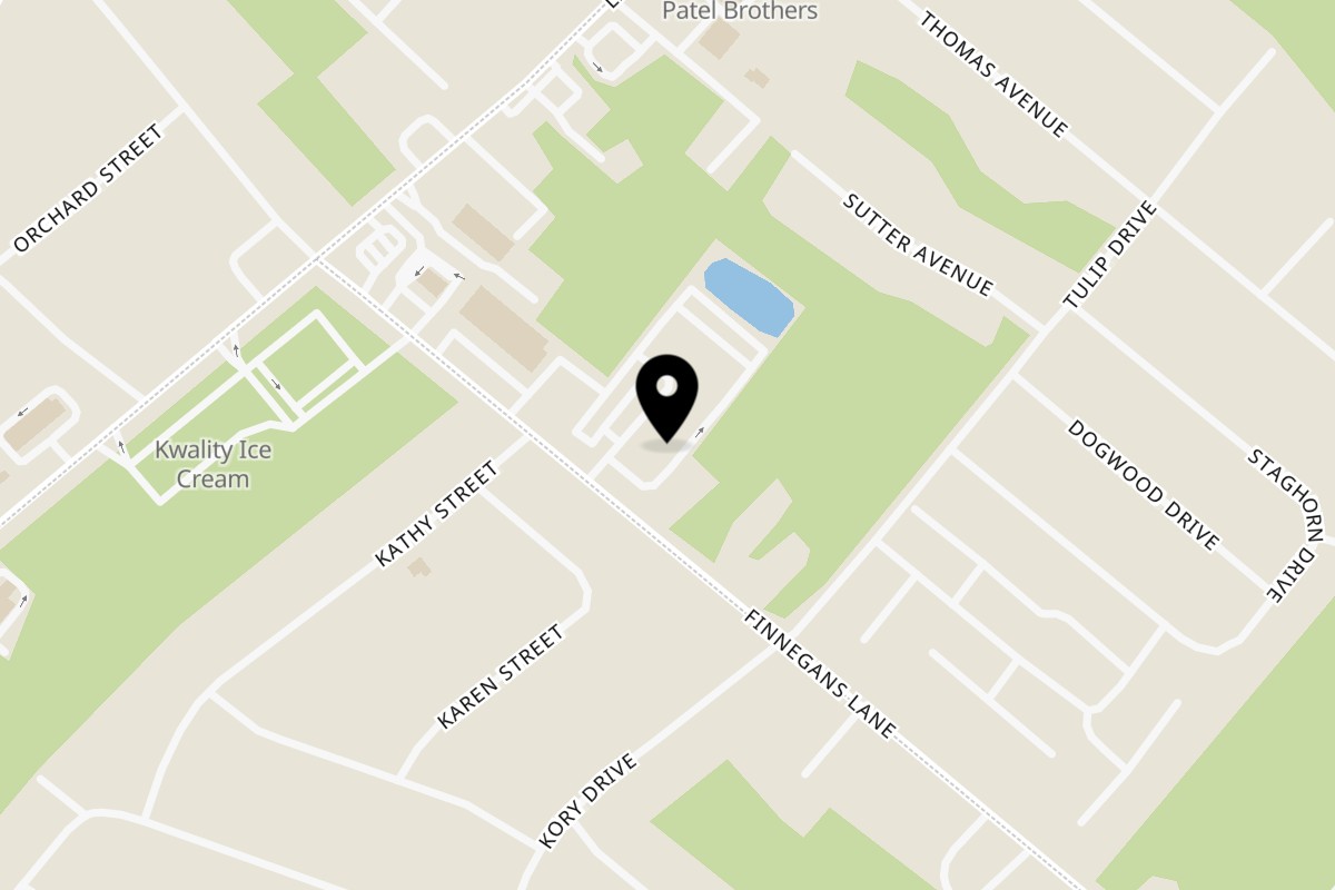 Map showing the location of Singas Famous Pizza Kendall Park on 1463 Finnegans Ln in Kendall Park