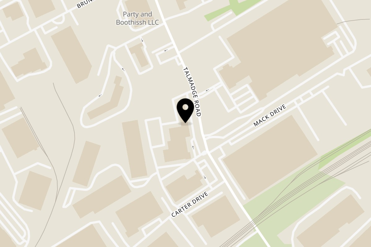 Map showing the location of Singas Famous Pizza Piscataway on 124 Talmadge Rd in Edison